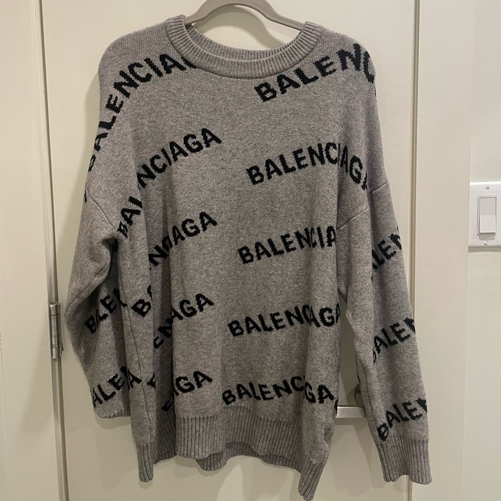 Balenciaga logo sweater